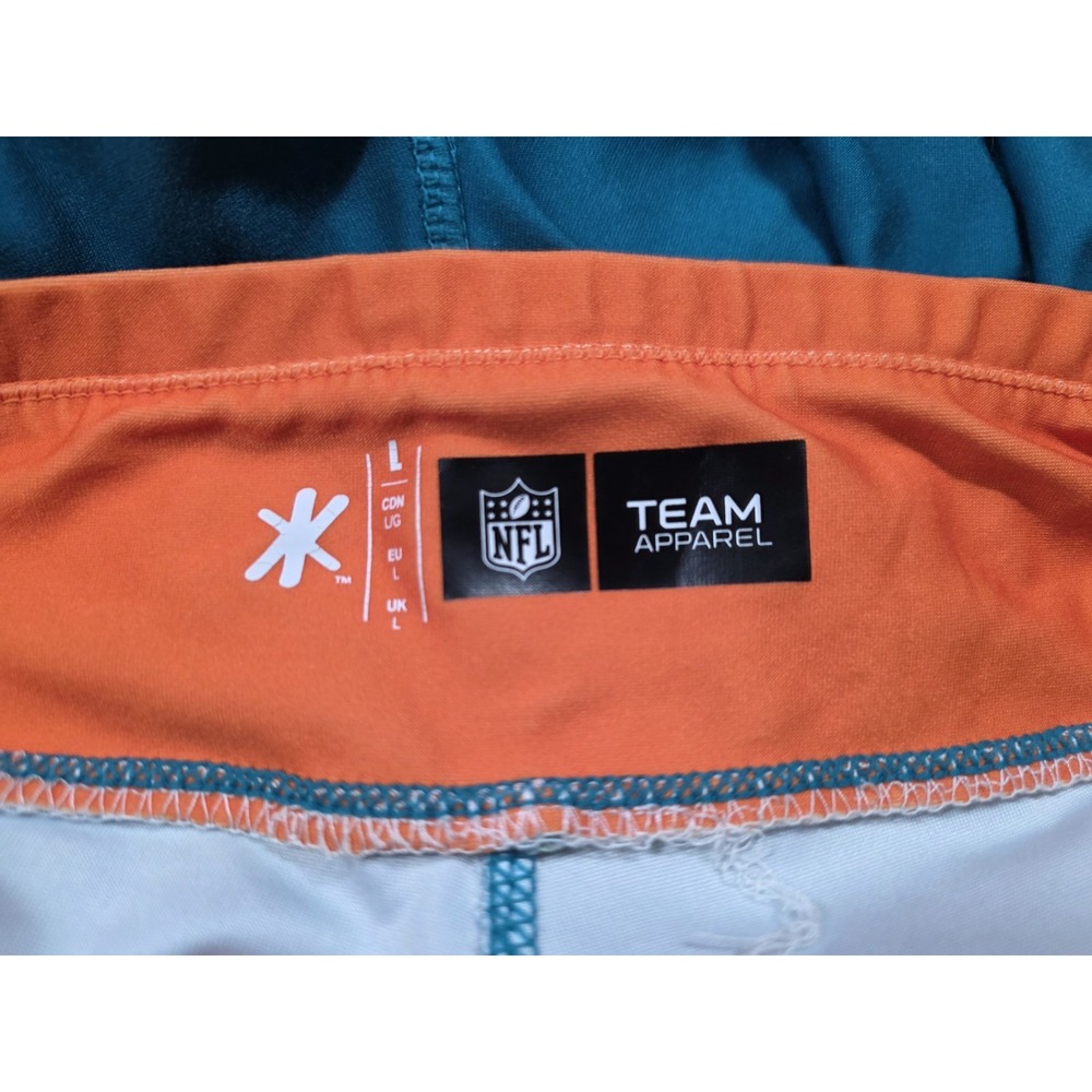 Miami Dolphins Womens Leggings Size L NFL Team Apparel Teal Orange Logo Athletic - Picture 8 of 10